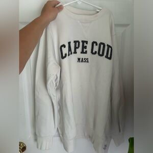 White Cape Cod Cuffys Sweatshirt